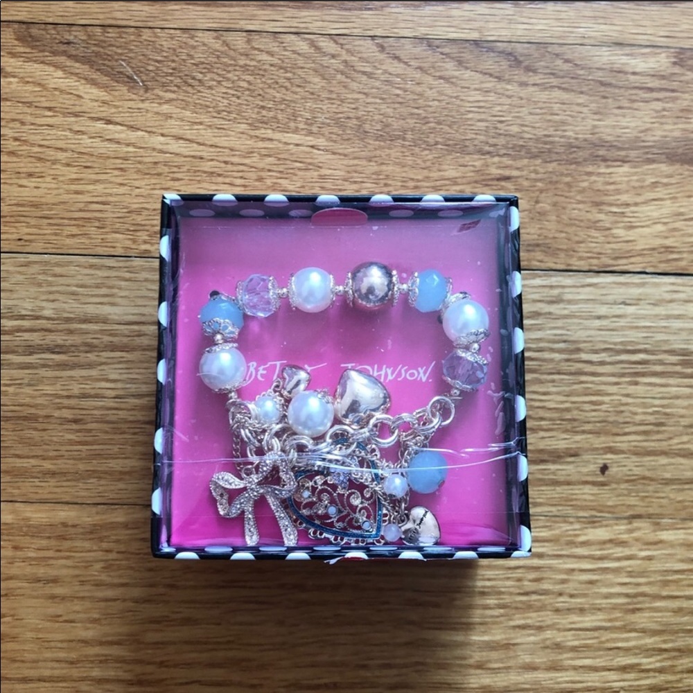 Betsey Johnson charm bracelet